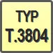 Piktogram - Typ: T.3804